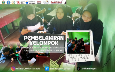 Pembelajaran Kelompok Berbasis Proyek: Membangun Kolaborasi dan Kompetensi Siswa TKJ SMK Negeri 1 Sirapit
